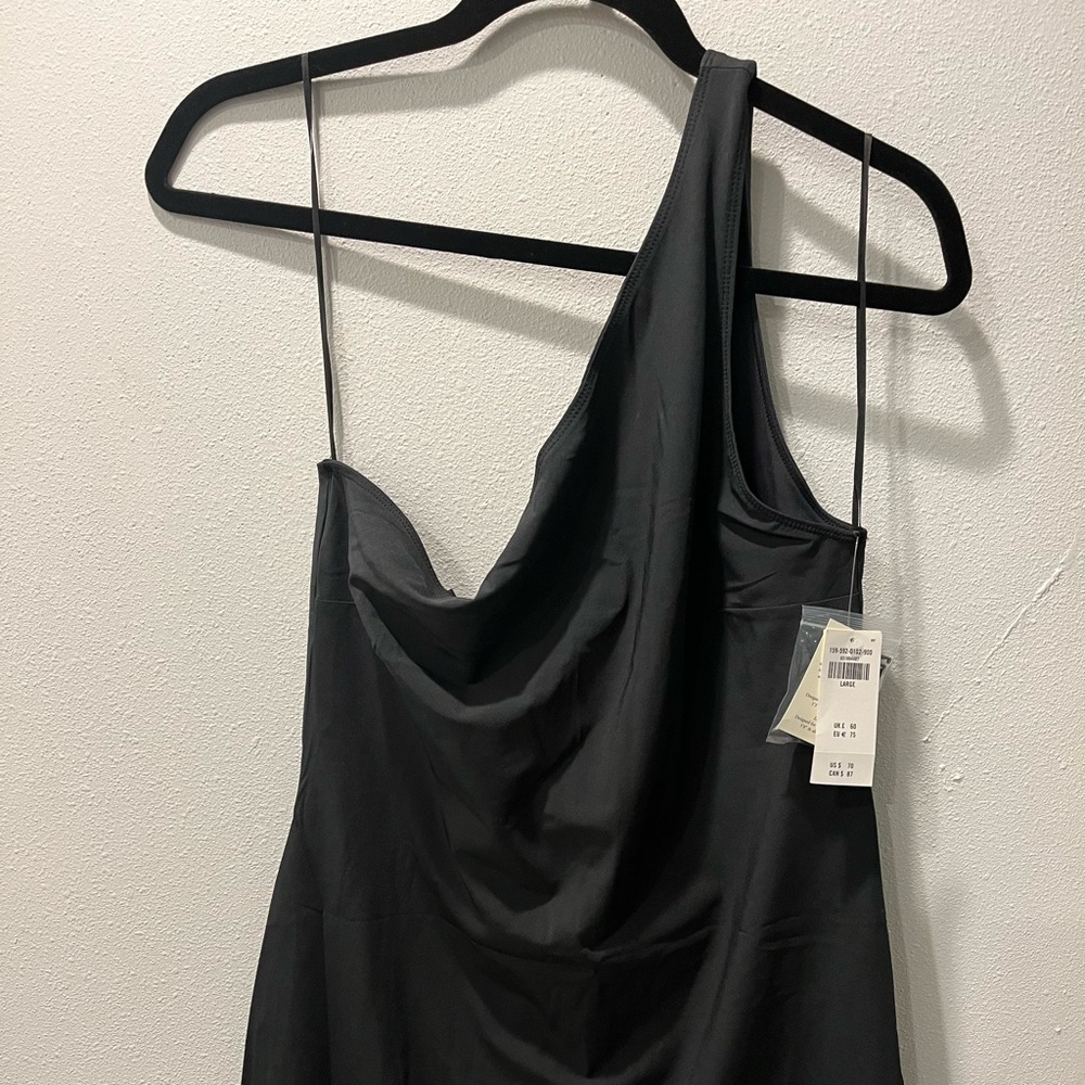 Abercrombie Traveler Dress One Shoulder Black Large